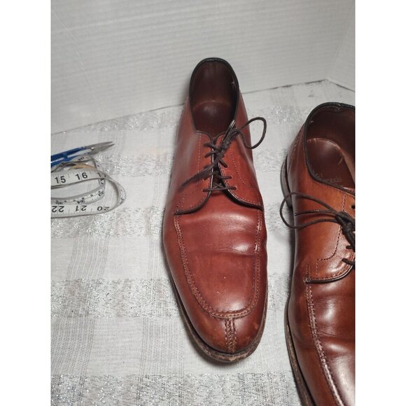 Allen Edmonds LaSalle Brown Leather Lace up Dress Derby‎ Brown Size US Men's 12D - Picture 10 of 16